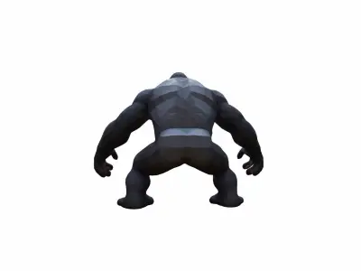 King Kong Gorilla Powerfull  Animal In The Forest 3d Render 3D model