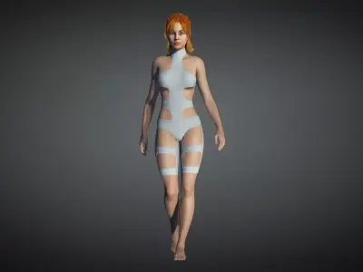 The Element Clothing Set Low-poly 3D model
