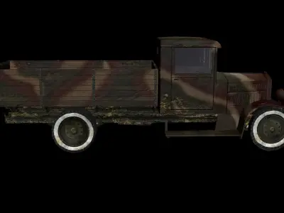 Fiat 621 L Low-poly 3D model