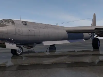 Convair XB-36 Peacemaker 3D model