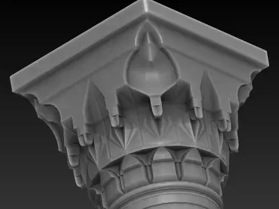 column 3D model