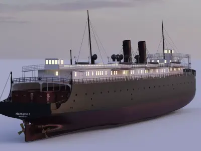 SS Milwaukee 3D model