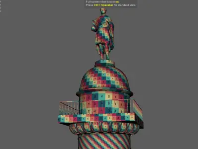 Vendome Column 3D model