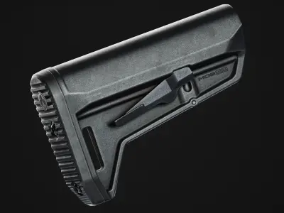 Magpul MOE SL-K Stock Low-poly 3D model