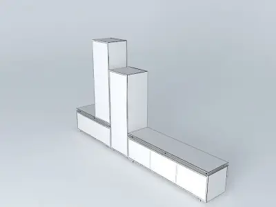 TV Furniture Free 3D model purchase