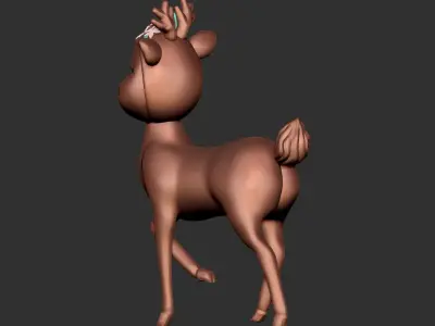 Cute Deer Free 3D model