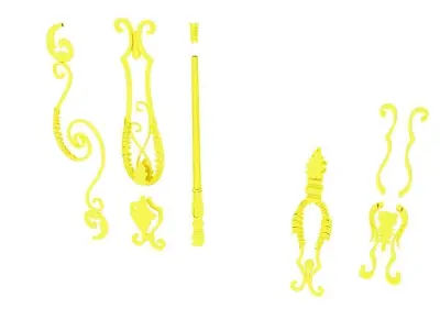 Gold thing 3D model
