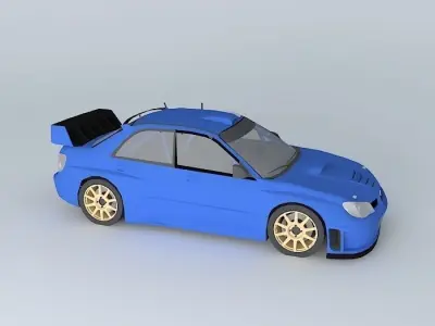 Subaru Impreza GD WRC 2006 Free 3D model