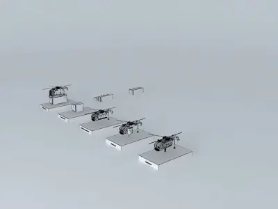 ARGO  AIRCRAFTS A 10 Firefly Multipurpose vertol system 3D model