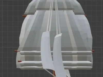 Santissima Trinidad Low-poly 3D model