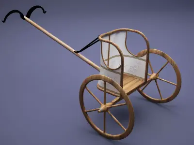Egyptian Chariot 3D model