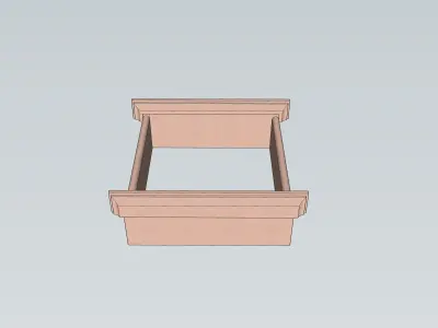 indian jodhpuri stone jharokha 3d modal Low-poly 3D model