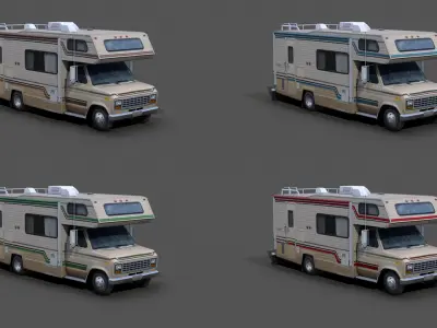 Lindy 350 RV 1986 3D model