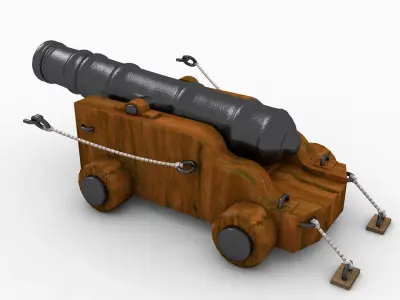 vessel cannon 3D model