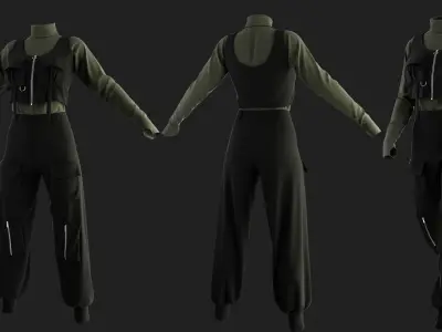 2 Tactical outfits vol02 3D model