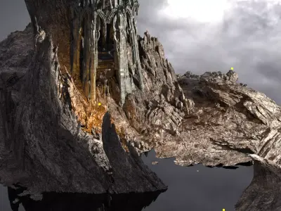 Dark OrthancTower 1 3D model