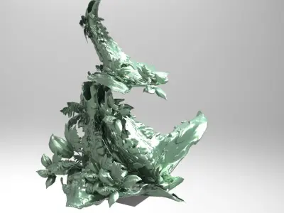 He man Jungle vine tree  3D model