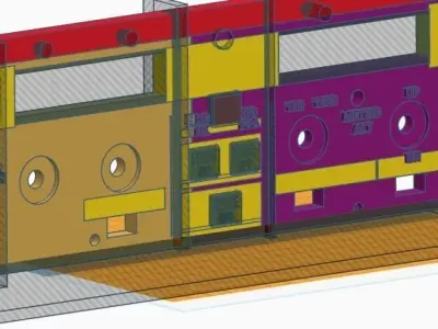 A380 Mcp fcu autopilot backlight compatible panel resin and fdm 3D print model