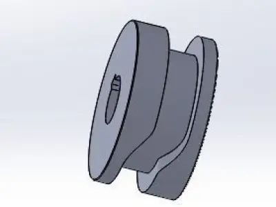 Cam mobile mechanism 3D model