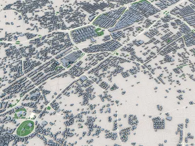 Konya City Turkey 3D model