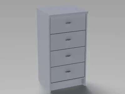 Bedroom Furniture Set Free 3D model