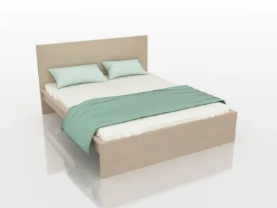 Ikea MALM bed collection Free 3D model