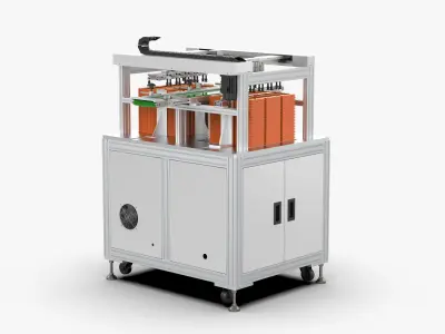 Automatic Lithium Battery Loading and Unloading Machine 3D model