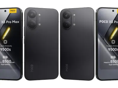 Xiaomi POCO X8 Pro Max All Colors 3D model
