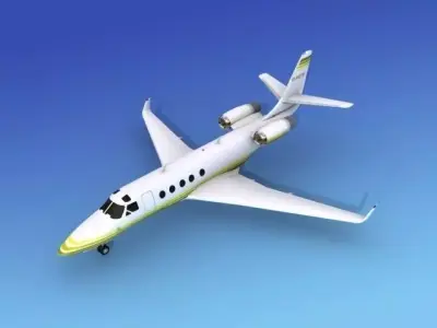 IAI Astra Jet V11 3D model