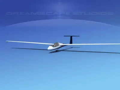 Centrair C-101 Pegase V06 Low-poly 3D model