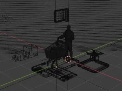 Cart-Based Mobile Shopping Made Easy 3D model