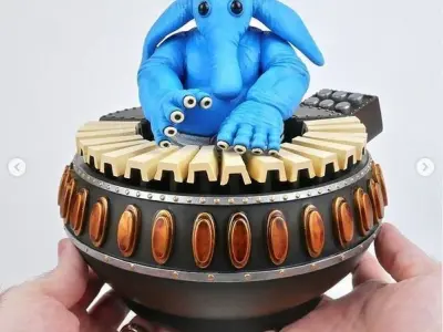 Max rebo 3D print model