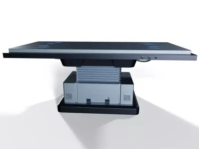Sci-Fi Operating Table Bed v2 Low-poly 3D model