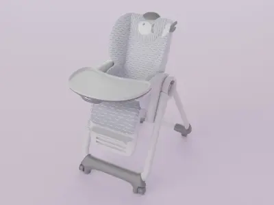 Chicco Polly 2 Start High Chair for Babies K Low-poly 3D model