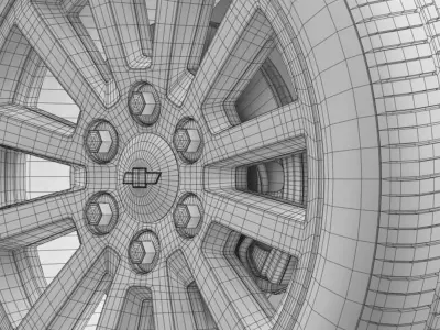 Chevrolet Tahoe Hybrid 2012 wheel 3D model