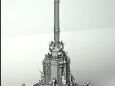 COLON monument 3D model