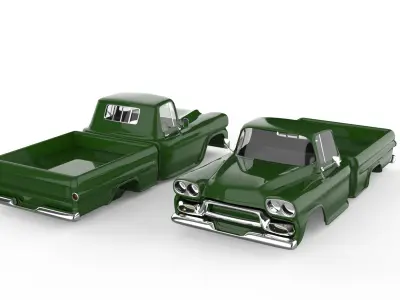 1959 gmc 100 fleetside 3D print model