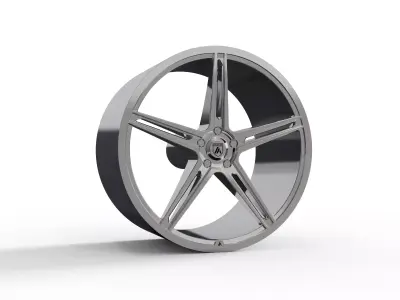 ASANTI ALPHA 5 WHEEL 3D MODEL 3D model