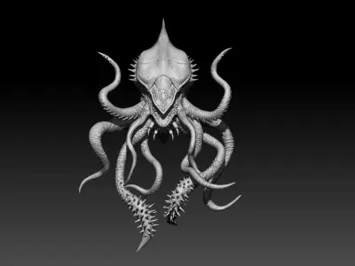 alien 3D modeling print files 3D print model