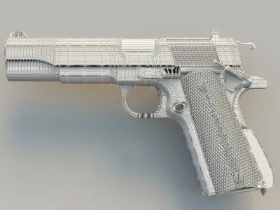 Pistol Colt1911 3D model