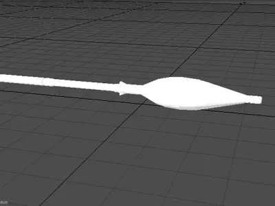 Rocket Launcher - Projectile - RPG PG 7VL 3D model