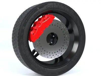 AUDI - wheels Free 3D model