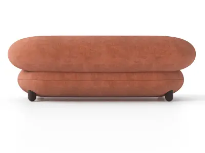 Noom Flock Sofa 210 Free 3D model