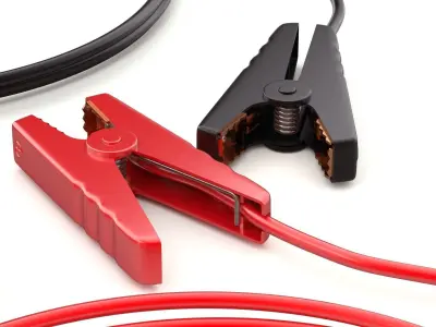 Car Jump Starter Clamps 3D model
