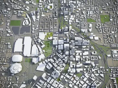 Atlanta Metropolitan Area 3D model