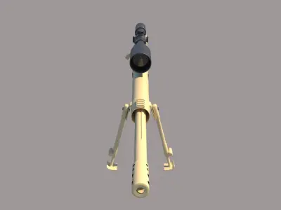 M200 Intervention Sniper Rifle 3D model