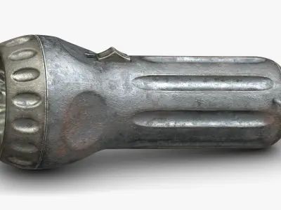 Flashlight 4 Old 3D model