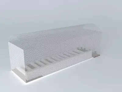 Back Yard Garden Plot Free 3D model