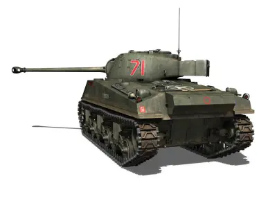 Sherman MK VC Firefly - Carole 3D model