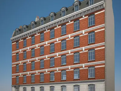 Old Building XVII 3D model